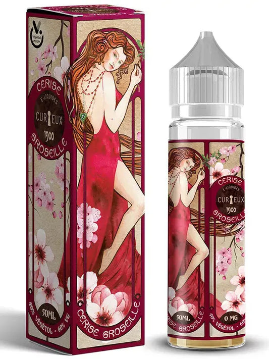 Curieux Cerise Groseille 50ml Curieux Vapote Plus