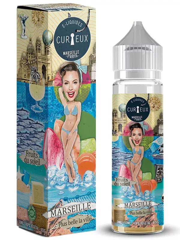 Curieux Marseille, Plus Belle La Ville 50ml Curieux Vapote Plus