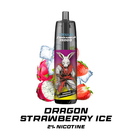 Puff Tornado 15K Dragon Strawberry Ice 20mg - Tornado