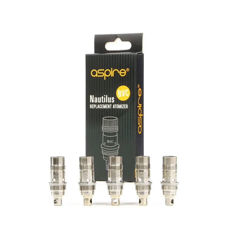 11.90 Résistances BVC (x5) Nautilus Aspire Vapote Plus